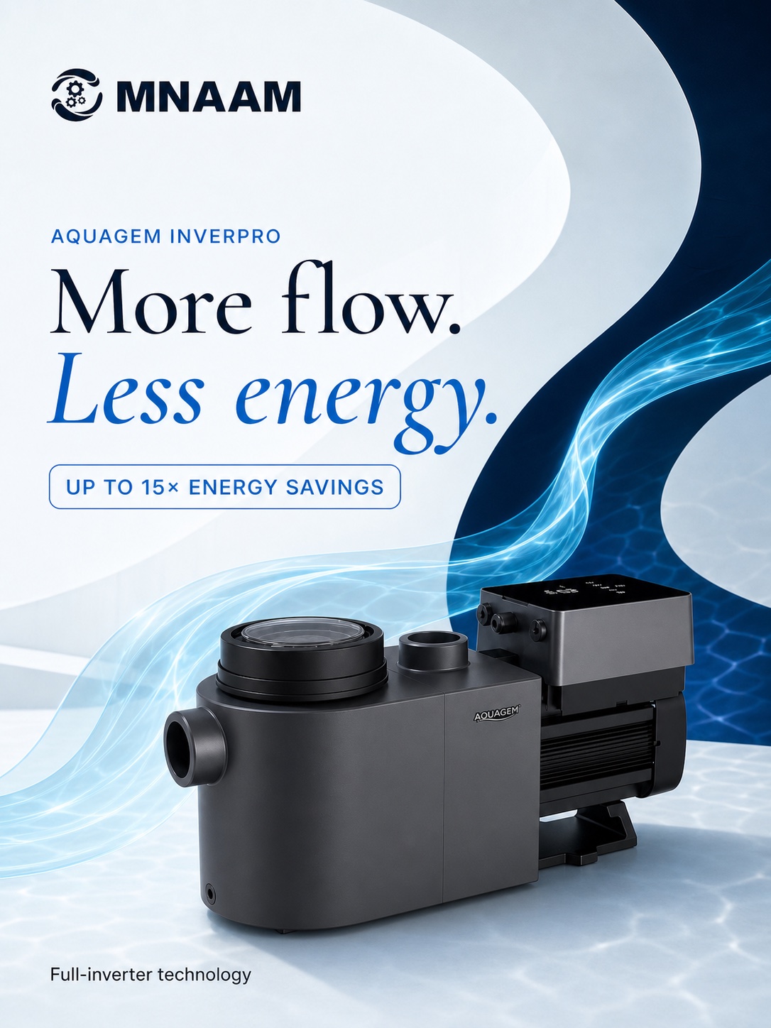 Approved Aquagem energy campaign creative