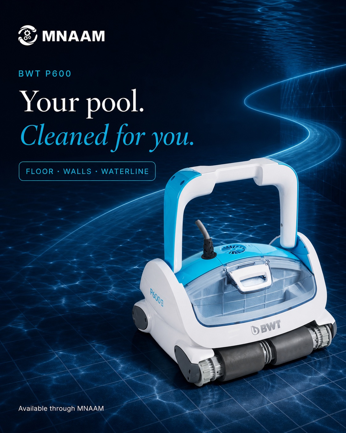 Approved BWT pool robot campaign creative