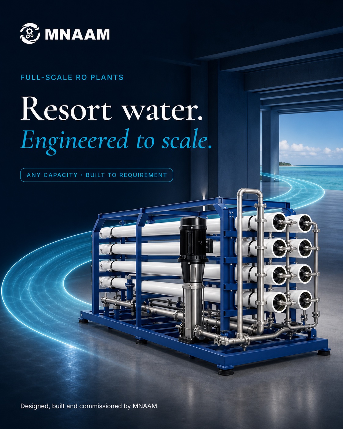 Approved resort reverse osmosis plant campaign creative